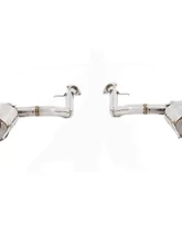 Meisterschaft Titanium GTS Ultimate Sport Performance Exhaust System 4x102 Round Split Tips Lexus RC-F V8 15-16                                     - LE0522506 - Image 2
