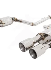 Meisterschaft Titanium GTS Ultimate Sport Performance Exhaust System 4x102 Round Split Tips Lexus RC-F V8 15-16                                     - LE0522506 - Image 3