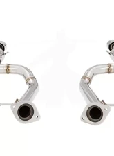 Meisterschaft Titanium GTS Ultimate Sport Performance Exhaust System 4x102 Round Split Tips Lexus RC-F V8 15-16                                     - LE0522506 - Image 5