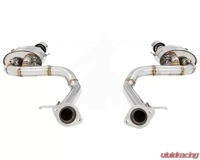 Meisterschaft Titanium GTS Ultimate Sport Performance Exhaust System 4x102 Round Split Tips Lexus RC-F V8 15-16 - LE0522506