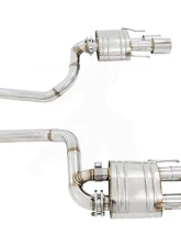 Meisterschaft Titanium GTS Ultimate Sport Performance Exhaust System 4x102 Round Split Tips Lexus RC-F V8 15-16                                     - LE0522506 - Image 6