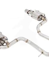 Meisterschaft Titanium GTS Ultimate Sport Performance Exhaust System 4x102 Round Split Tips Lexus RC-F V8 15-16                                     - LE0522506 - Image 7