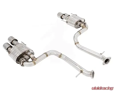Meisterschaft Titanium GTS Ultimate Sport Performance Exhaust System 4x102 Round Split Tips Lexus RC-F V8 15-16 - LE0522506