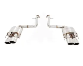 Meisterschaft Titanium GTS Ultimate Sport Performance Exhaust System with 4x120x80mm Oval Split Tips Lexus RC-F V8 15-16