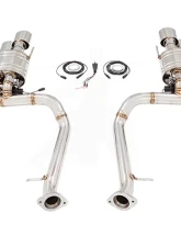 Meisterschaft Titanium GTC EV Controled Exhaust System with 4x120x80mm Oval Split Tips Lexus RC-F V8 15-16                                     - LE0522618 - Image 3