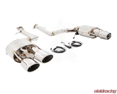 Meisterschaft Titanium GTC EV Controled Exhaust System with 4x120x80mm Oval Split Tips Lexus RC-F V8 15-16 - LE0522618