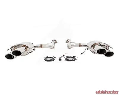 Meisterschaft Titanium GTC EV Controled Exhaust System with 4x120x80mm Oval Split Tips Lexus RC-F V8 15-16 - LE0522618