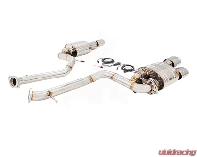 Meisterschaft Titanium GTC EV Controled Exhaust System with 4x120x80mm Oval Split Tips Lexus RC-F V8 15-16 - LE0522618