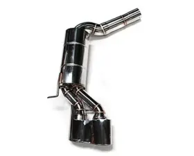 Meisterschaft Stainless GT Racing Exhaust 2x120x80mm Tips Mercedes-Benz C240 | 280 | 320 | 350 01-07