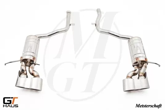Meisterschaft Stainless HP Touring Exhaust 4x120x80mm Mercedes-Benz C300 | C350 V6 Sedan 08-11 - ME0221117