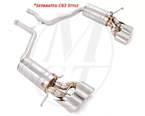 Meisterschaft Stainless GT Racing Exhaust 4x120x80mm Mercedes-Benz C300 | C350 V6 Sedan 08-11 - ME0221218