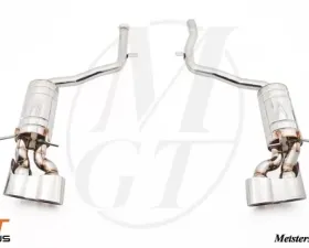 Meisterschaft Stainless GT Racing Exhaust 4x120x80mm Mercedes-Benz C300 | C350 V6 Sedan 08-11