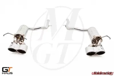 Meisterschaft Stainless GT Racing Exhaust 4x120x80mm Mercedes-Benz C300 | C350 V6 Sedan 08-11 - ME0221217