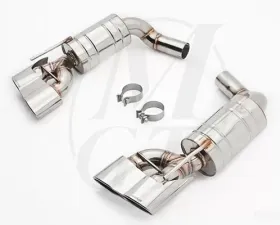 Meisterschaft Stainless GT Racing Exhaust 4x120x80mm Tips Mercedes-Benz SL500 03-06