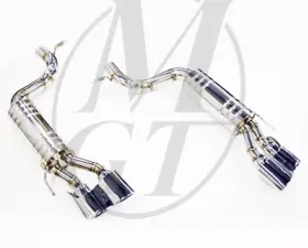 Meisterschaft Stainless GT Racing Exhaust 4x120x80mm Tips Mercedes-Benz CL55 / CL65 AMG 03-06