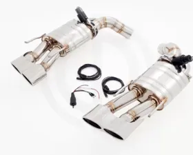 Meisterschaft Titanium GTC EV Control 4x120x80mm Separated Oval Mercedes-Benz S550 V8 Bi-Turbo W221 11-13