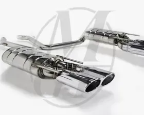 Meisterschaft Stainless GT Racing Exhaust 4x120x80mm Tips Mercedes-Benz CL550 5.5L V8 07-10