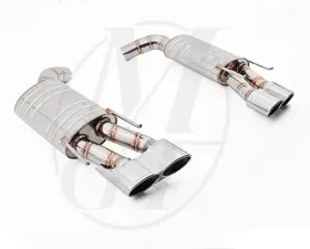 Meisterschaft Stainless GT Racing Exhaust 4x120x80mm Tips Mercedes-Benz CL63 AMG 6.2L V8 07-10