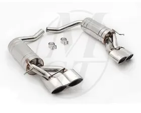Meisterschaft Stainless GT Racing Exhaust 4x120x80mm Separated Oval Tips Mercedes-Benz CLS63 AMG 6.2L 07-10