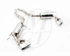 Meisterschaft Stainless GT Racing Exhaust 4x120x80mm Tips Mercedes-Benz ML63 AMG 6.3L 2007-2011