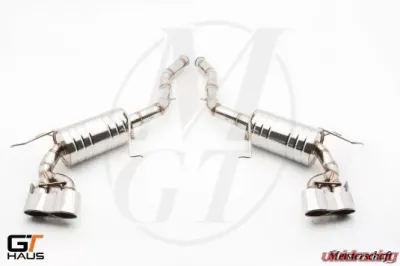 Meisterschaft Stainless GT Racing Exhaust 4x120x80mm Tips Mercedes-Benz ML63 AMG 6.3L 2007-2011 - ME1311217