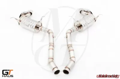 Meisterschaft Stainless GT Racing Exhaust 4x120x80mm Tips Mercedes-Benz ML63 AMG 6.3L 2007-2011 - ME1311217