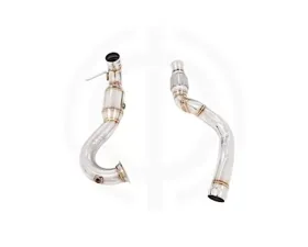Meisterschaft Stainless Steel Turbo-Back Race Downpipe Mercedes-Benz CLA45 AMG Turbo C117 2014-2016 RACE USE ONLY