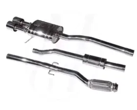 Meisterschaft Stainless Steel HP Touring Complete Primary Catback Exhaust System w/2x90mm Tips Mini R56 Cooper S 07-13