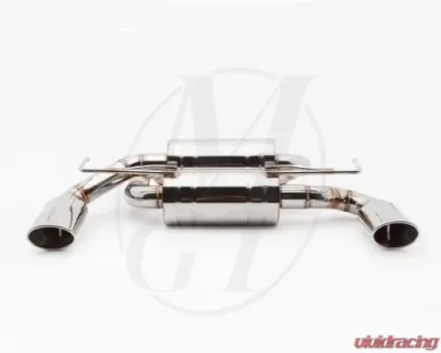 Meisterschaft Titanium GTS Ultimate Exhaust 2x120x80mm Nissan 370Z Coupe / Convertible 09-14 - NI0212516