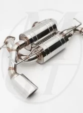 Meisterschaft Titanium GTS Ultimate Exhaust 2x120x80mm Nissan 370Z Coupe / Convertible 09-14                                     - NI0212516 - Image 2