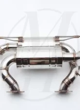 Meisterschaft Titanium GTS Ultimate Exhaust 2x120x80mm Nissan 370Z Coupe / Convertible 09-14                                     - NI0212516 - Image 3