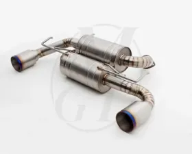 Meisterschaft Titanium GTS Ultimate Exhaust 2x102mm Nissan 370Z Coupe / Convertible 09-14