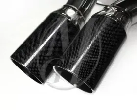 Meisterschaft Carbon Fiber Round 2x83mm Dual Exhaust Tips