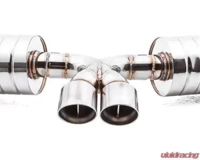 Meisterschaft Titanium GT Racing Exhaust System with 2x102mm Round Split Tips Porsche 987.2 Boxster | S 13-16 - PO0212203