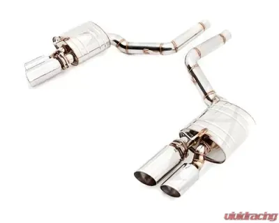 Meisterschaft Titanium GTS Ultimate Sport Performance Exhaust System with 4x102mm Round Split Tips Porsche Cayenne S | Turbo | Turbo S V8 11-16 - PO0512506