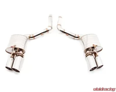 Meisterschaft Titanium GTS Ultimate Sport Performance Exhaust System with 2x102x90mm Round Split Tips Porsche Panamera S | 4S | GTS | Turbo | Turbo S V8 Executive Model LWB 10-15 - PO0842507