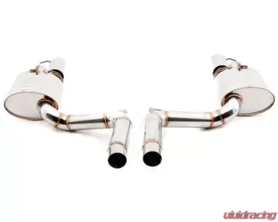 Meisterschaft Titanium GTS Ultimate Sport Performance Exhaust System with 2x102x90mm Round Split Tips Porsche Panamera S | 4S | GTS | Turbo | Turbo S V8 Executive Model LWB 10-15 - PO0842507