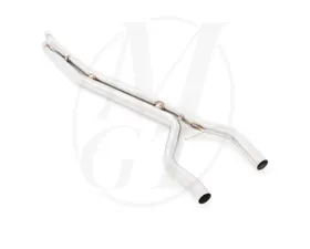 Meisterschaft Stainless Steel Full Catback Resonator Delete Pipe Porsche Cayenne V6 3.6L 2015