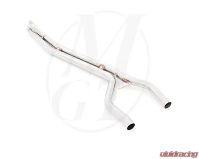 Meisterschaft Stainless Steel Full Catback Resonator Delete Pipe Porsche Cayenne V6 3.6L 2015 - PO0903002