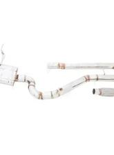 Meisterschaft Titanium GT2 Racing Catback System w/2x102mm Round Split Tips Volkswagen Golf VI R 2.0T 10-14                                     - VW0222303 - Image 2