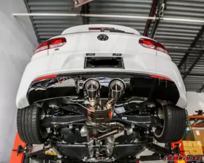 Meisterschaft Titanium GT2 Racing Catback System w/2x102mm Round Split Tips Volkswagen Golf VI R 2.0T 10-14 - VW0222303