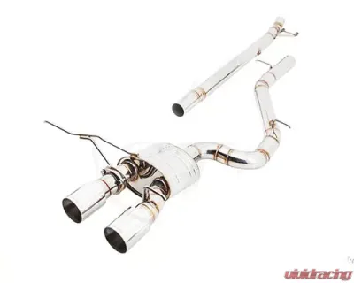 Meisterschaft Titanium GT2 Racing Catback System w/3x90mm Round Split Tips Volkswagen Golf VI R 2.0T 10-14 - VW0222333
