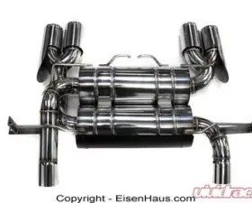 Meisterschaft Stainless GT Racing Axle Back Muffler BMW M3 Sedan E90 08-11