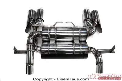 Meisterschaft Stainless GT Racing Axle Back Muffler BMW M3 Sedan E90 08-11 - BM0521204