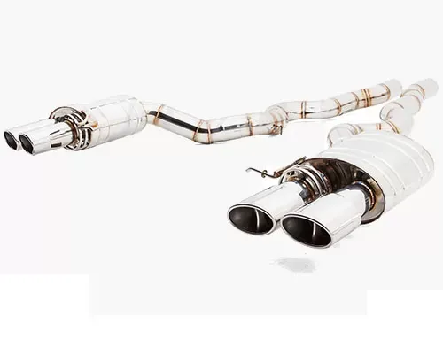 Meisterschaft Stainless GT Racing Axle Back Muffler 4x120x80mm Tips BMW M6 Coupe / Convertible 13-19 - BM1611418