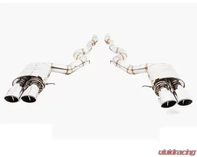 Meisterschaft Titanium GT Racing Axle Back Muffler 4x120x80mm Tips BMW M6 Coupe / Convertible 13-19 - BM1612418