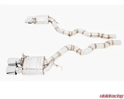 Meisterschaft Titanium GT Racing Axle Back Muffler 4x120x80mm Tips BMW M6 Coupe / Convertible 13-19 - BM1612418