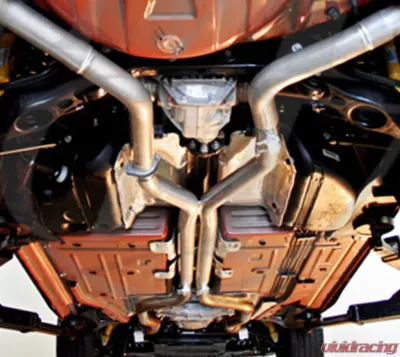 Meisterschaft Stainless Steel Section 2 Catback X-Pipe Resonator Delete Dodge Challenger SRT Hellcat 2015 - DD0133001