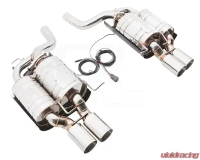 Meisterschaft Stainless Steel GT2 Ultimate Performance 4x120x80mm Oval Split Tip BMW M5 E60 V10 Sedan/Touring 2006-2010 - BM1011318