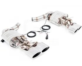 Meisterschaft Stainless Steel GTC EV Control 4x120x80 Connected Oval Tip Maserati Ghibli Sedan 2014+